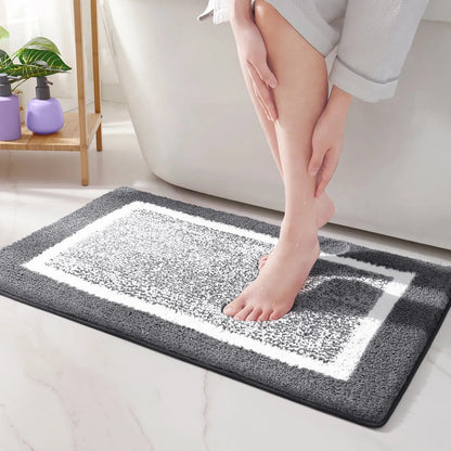 Mira Bath Mat | Soft Microfiber, Non-Slip Design, Machine Washable 5