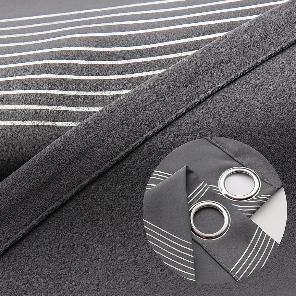 Mira Blackout Curtain | Soft Microfibre, Elegant Wave Pattern 5