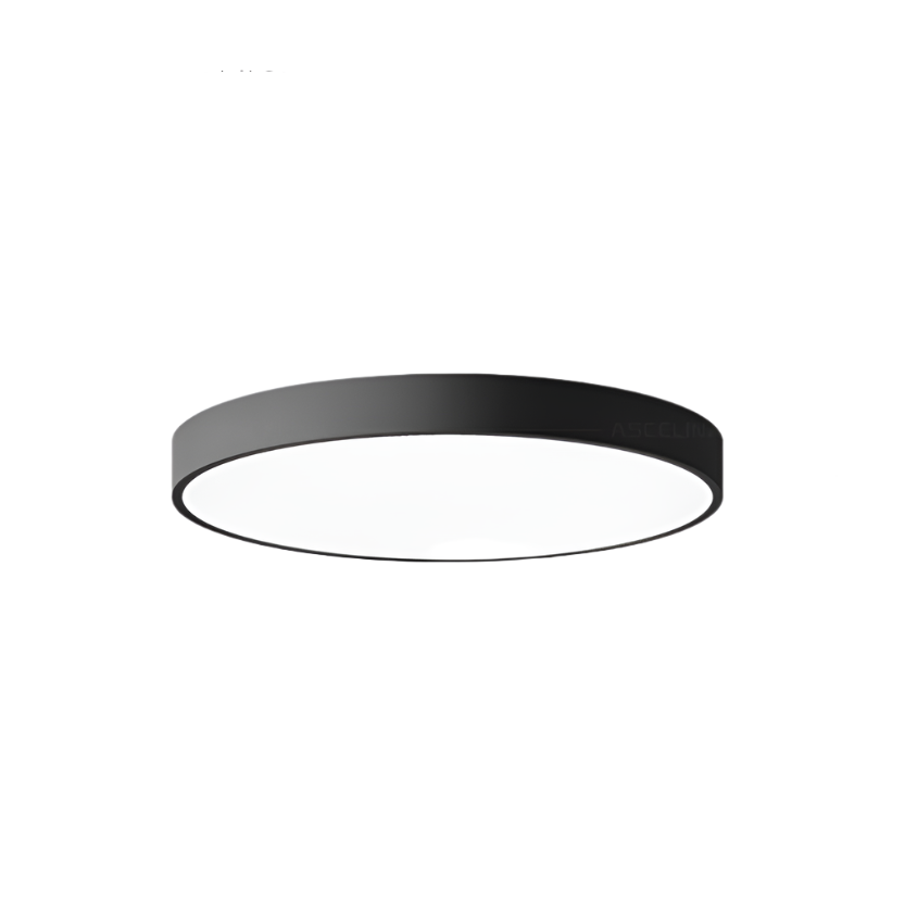 Mira Flush Mount Ceiling Light featuring a minimalist LED design, ideal for modern interiors and energy-efficient lighting solutions. 0