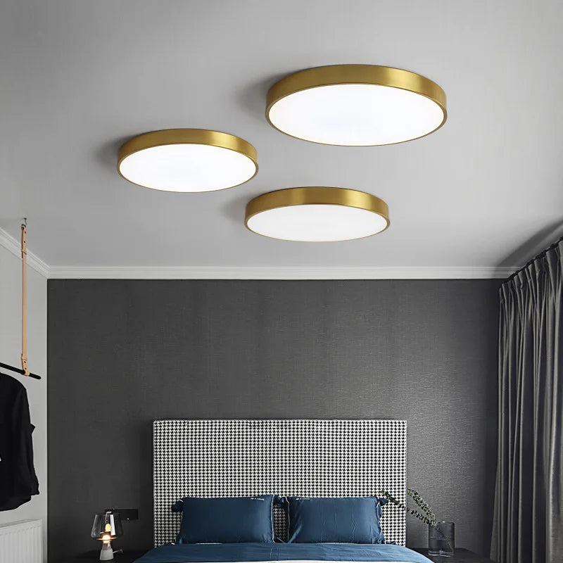Mira Flush Mount Ceiling Light featuring a minimalist LED design, ideal for modern interiors and energy-efficient lighting solutions. 2