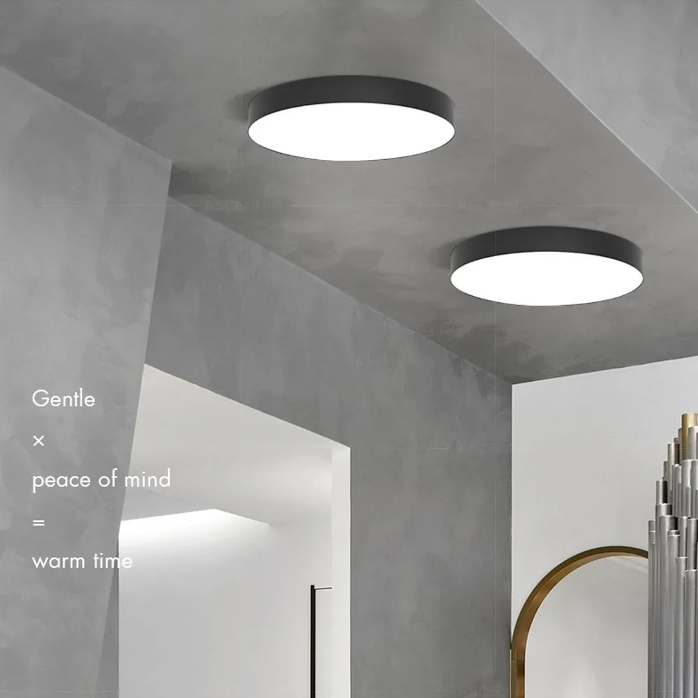 Mira Flush Mount Ceiling Light featuring a minimalist LED design, ideal for modern interiors and energy-efficient lighting solutions. 6