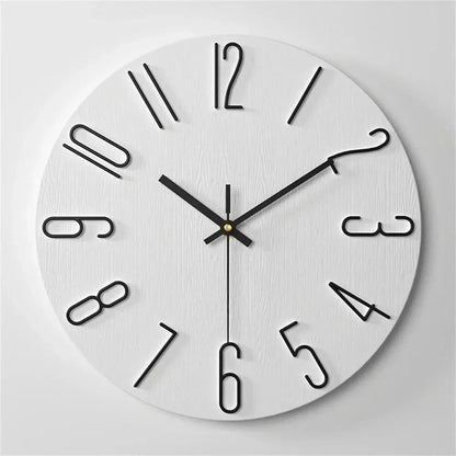 Mira Modern Wall Clock | Frameless 3D Design, Silent Quartz Movement 1