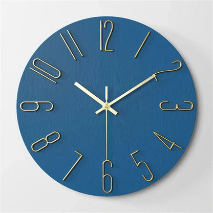 Mira Modern Wall Clock | Frameless 3D Design, Silent Quartz Movement 2