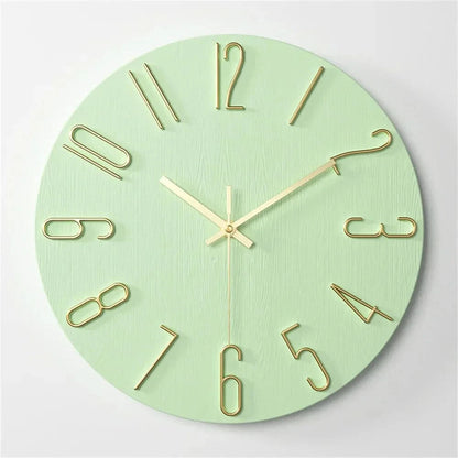 Mira Modern Wall Clock | Frameless 3D Design, Silent Quartz Movement 5