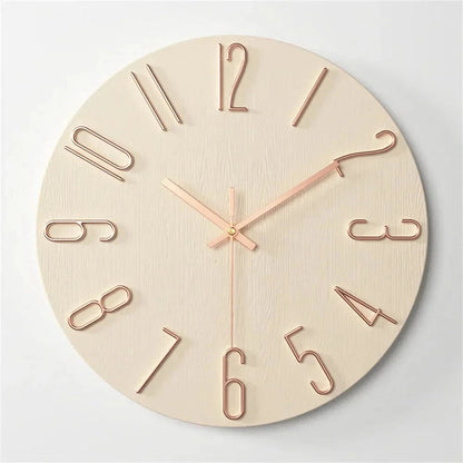 Mira Modern Wall Clock | Frameless 3D Design, Silent Quartz Movement 6