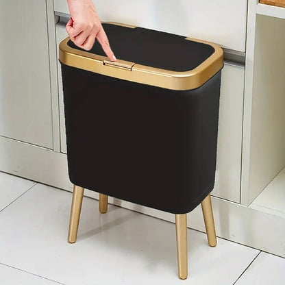 Mira Odour-Sealing Trash Can in sleek design, 15L capacity, perfect for stylish kitchen organization and odor control. 1