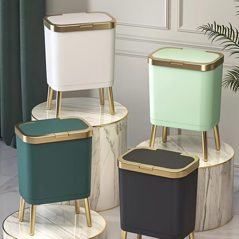 Mira Odour-Sealing Trash Can in sleek design, 15L capacity, perfect for stylish kitchen organization and odor control. 2