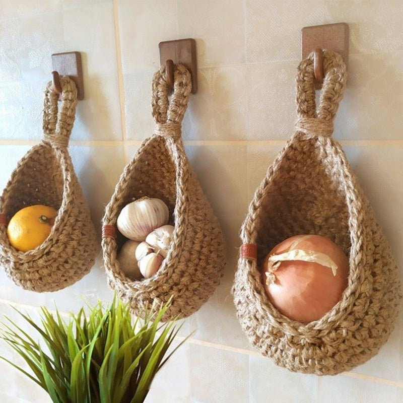 Naturon - Teardrop Hanging Storage Basket