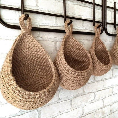 Naturon - Teardrop Hanging Storage Basket