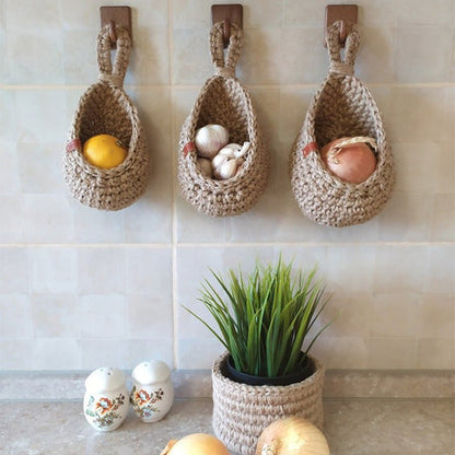 Naturon - Teardrop Hanging Storage Basket