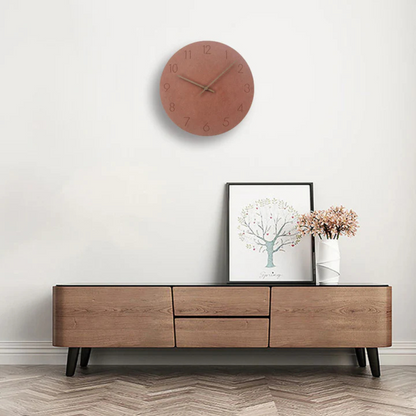 Navi Modern Wall Clock | Minimalist Wood Design, Silent Quartz Movement 1