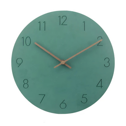Navi Modern Wall Clock | Minimalist Wood Design, Silent Quartz Movement 4