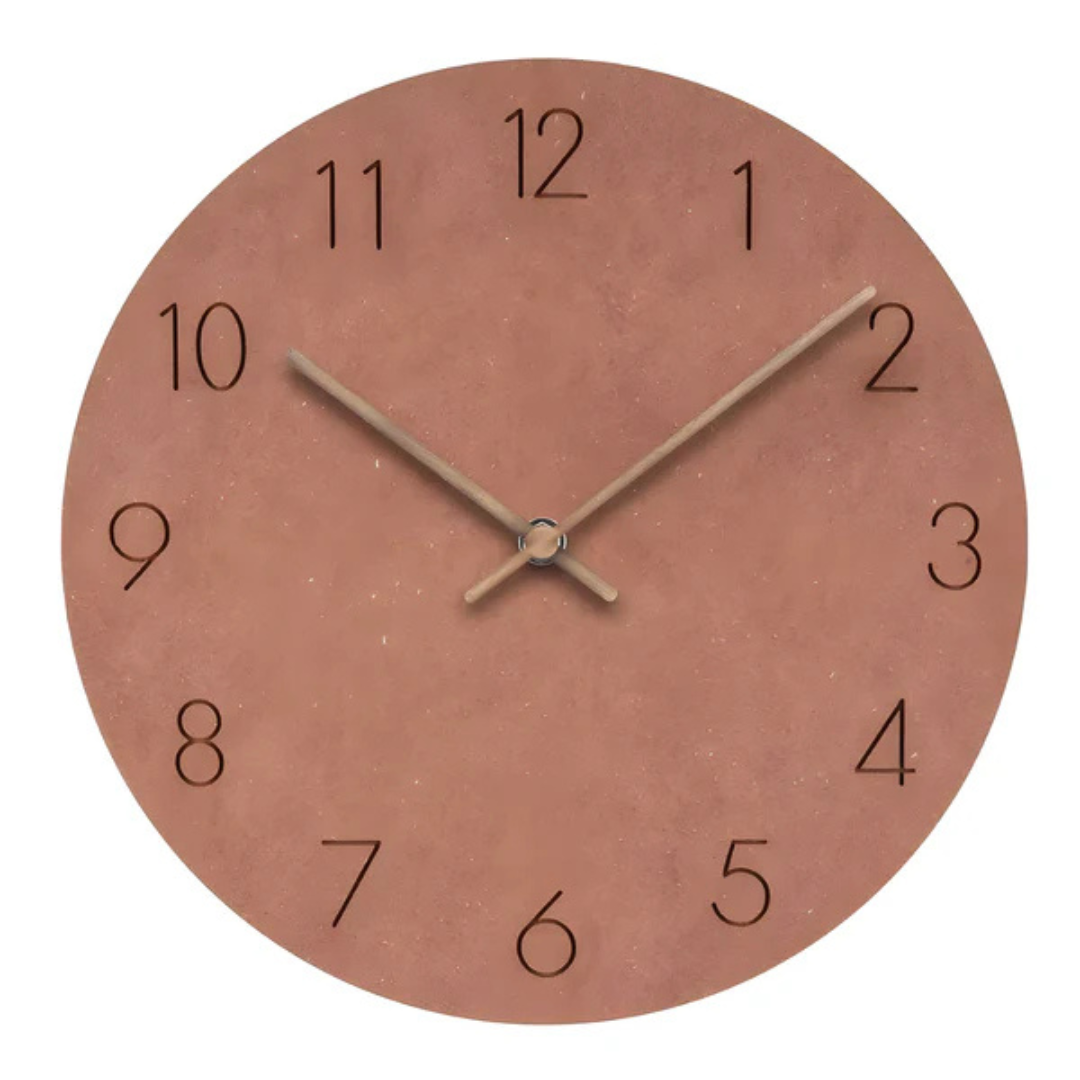 Navi Modern Wall Clock | Minimalist Wood Design, Silent Quartz Movement 5