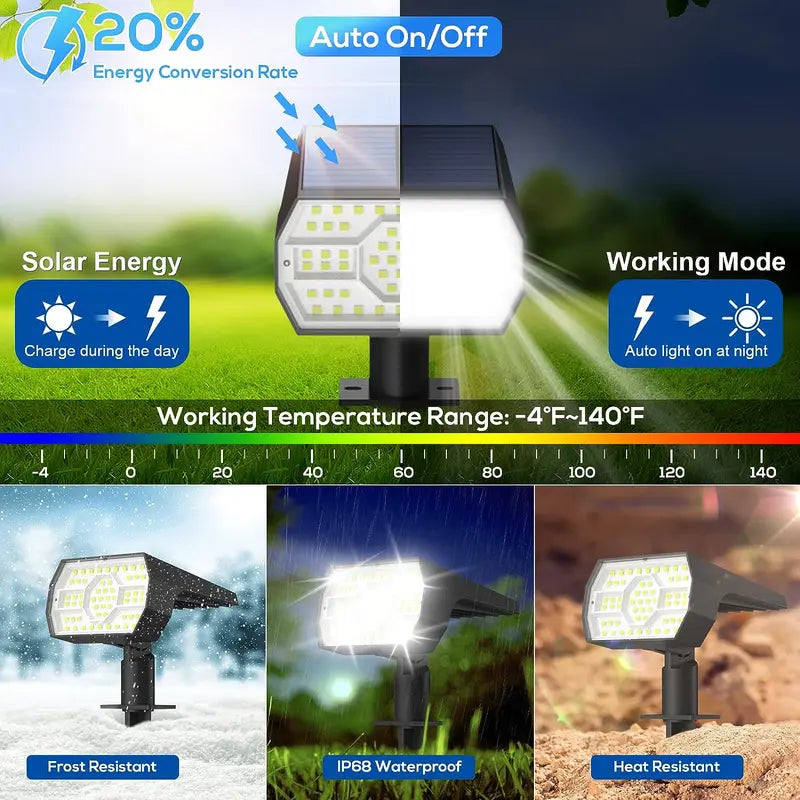 Nexus Solar Spot Lights | 600 Lumens, Adjustable Angle, Waterproof 5