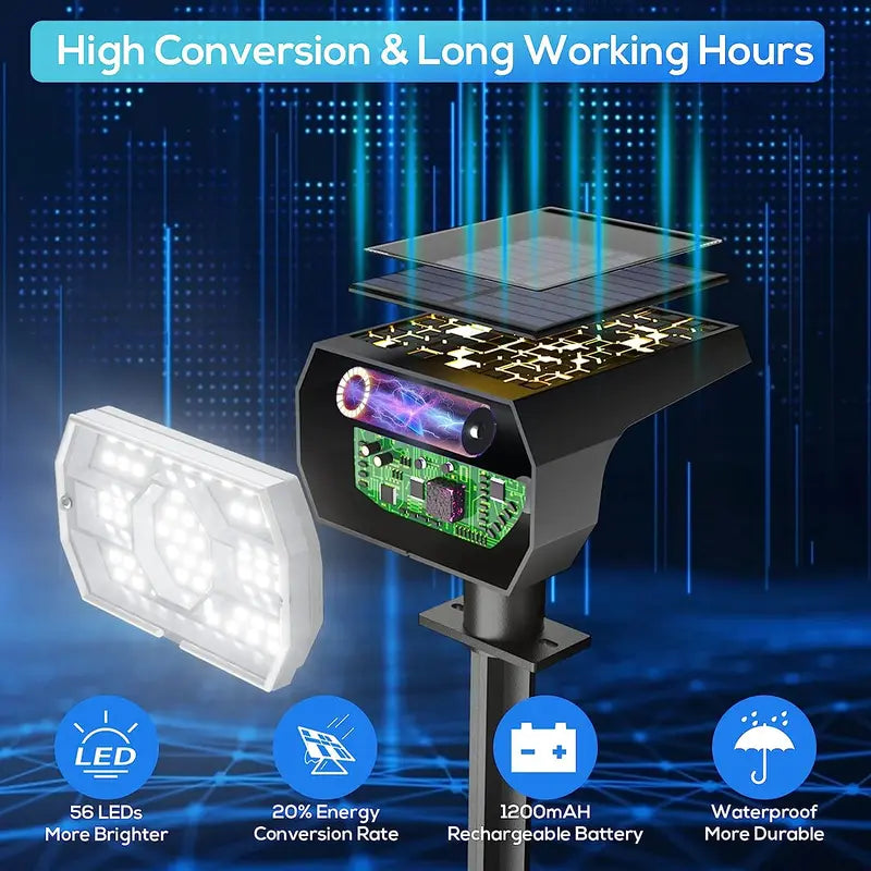 Nexus Solar Spot Lights | 600 Lumens, Adjustable Angle, Waterproof 6