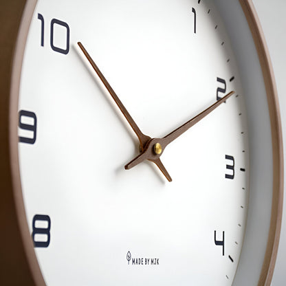 Nora Modern Wall Clock | Minimalist Wood Frame, Silent Quartz 4