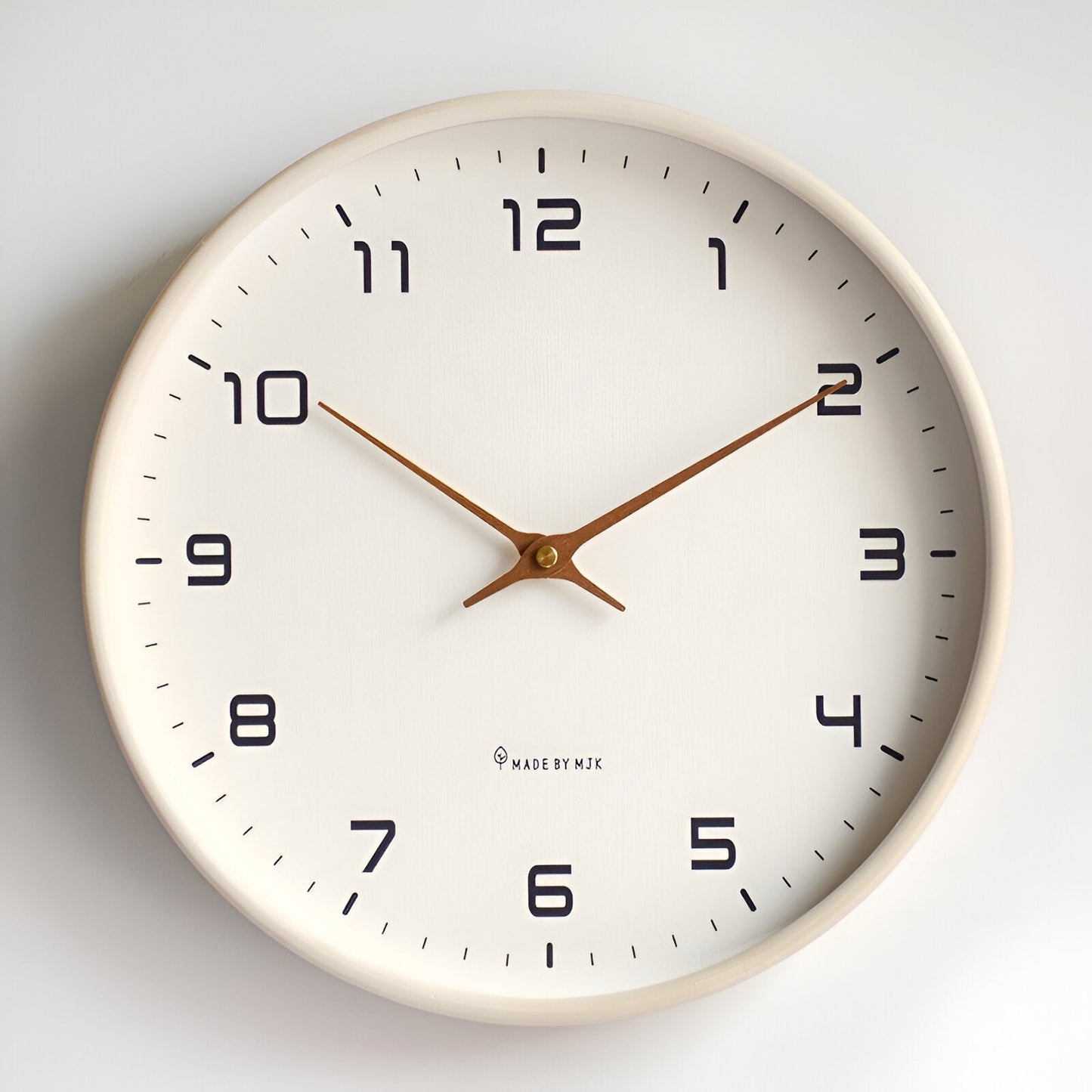 Nora Modern Wall Clock | Minimalist Wood Frame, Silent Quartz 8