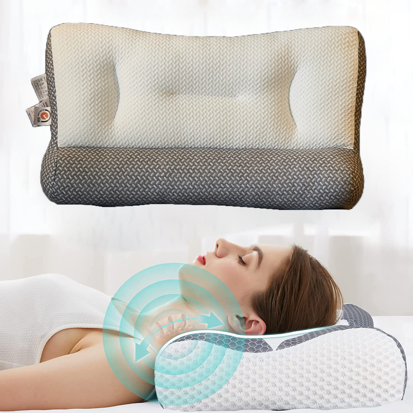 NuraSleep - Contoured Cervical Bed Pillow