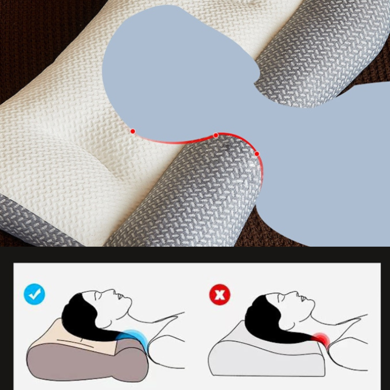 NuraSleep - Contoured Cervical Bed Pillow