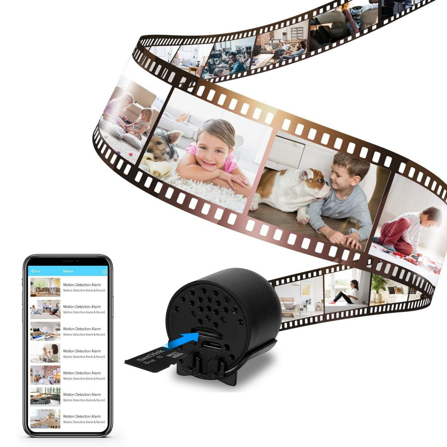 OptiCam - Compact Indoor Home Security Camera