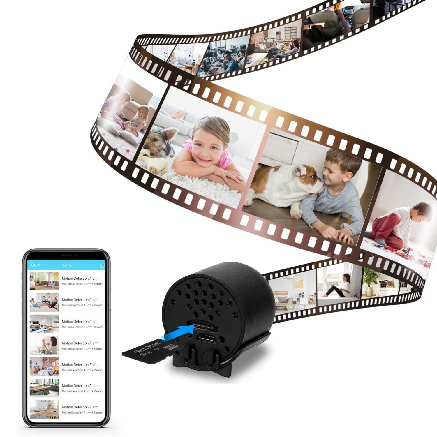 OptiCam - Compact Indoor Home Security Camera