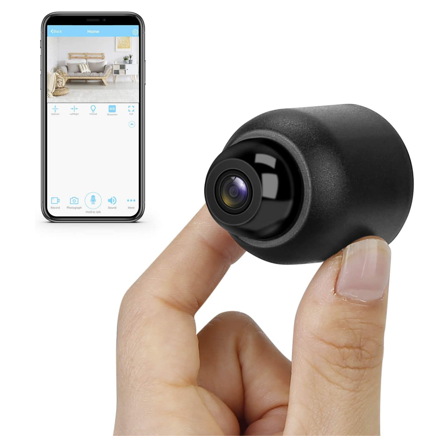 OptiCam - Compact Indoor Home Security Camera
