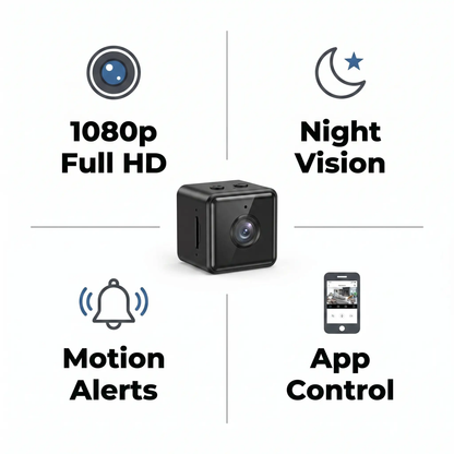 OptiCube - 1080p Wireless Home Security Camera