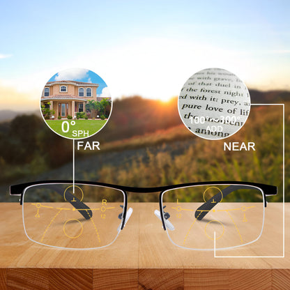 OpticVue - Progressive Multi-Focal Reading Glasses