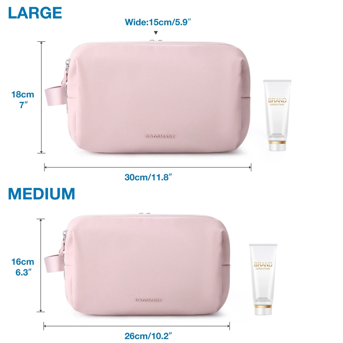 Packara - Multi-Compartment Travel Toiletry Bag