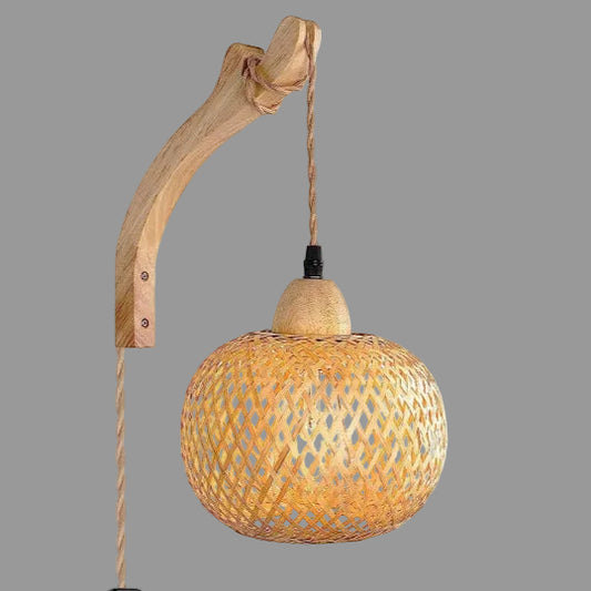 Pastoral Hemp Rope Wall Lamp | Eco-Friendly Wall Sconce 0