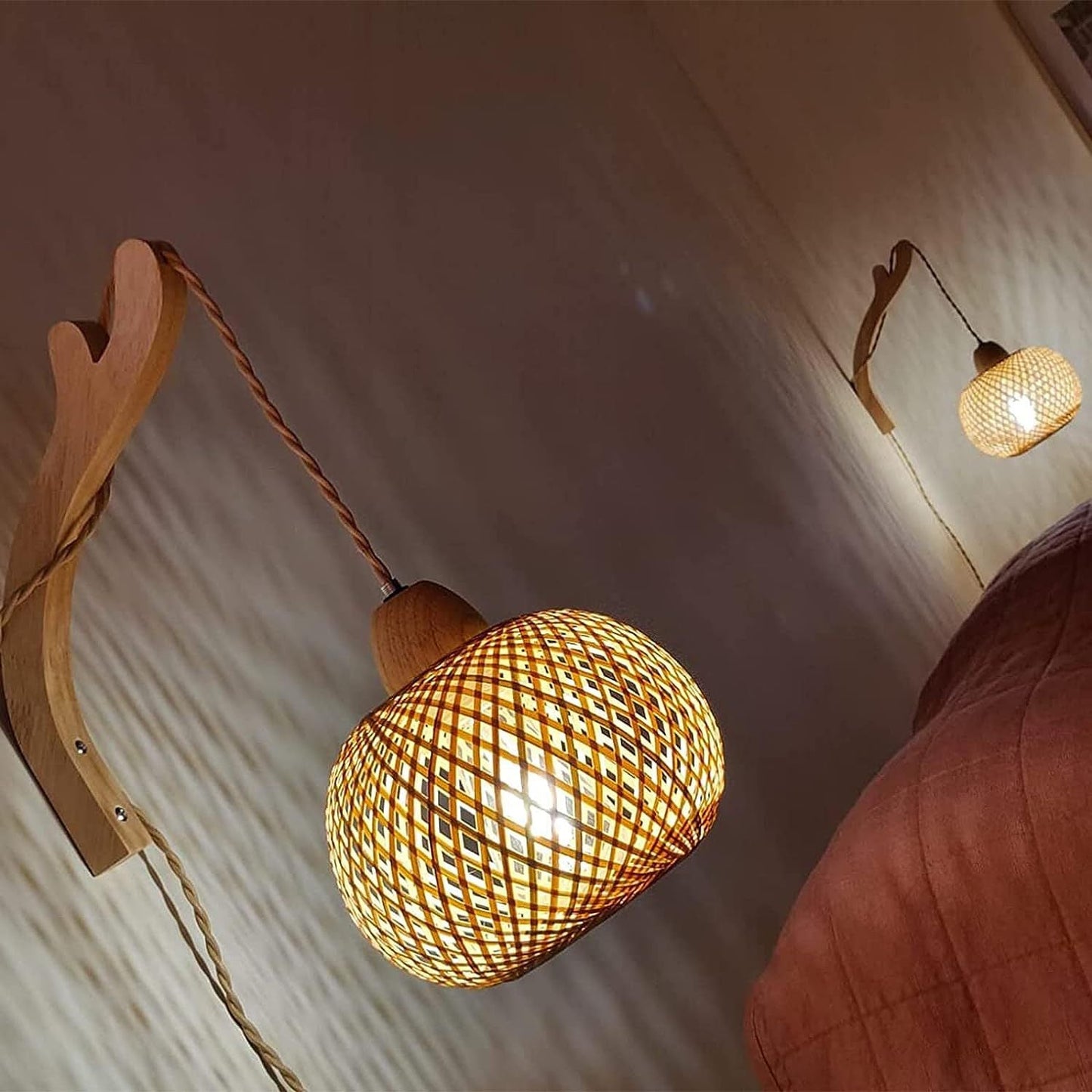 Pastoral Hemp Rope Wall Lamp | Eco-Friendly Wall Sconce 2
