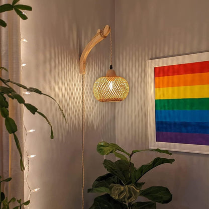 Pastoral Hemp Rope Wall Lamp | Eco-Friendly Wall Sconce 6