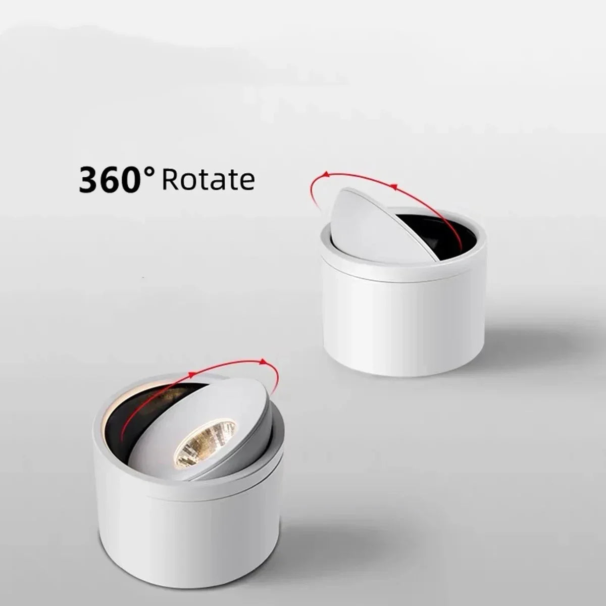 Pavla Downlight | Adjustable LED Spotlight, Surface Mounted, Aluminum 7