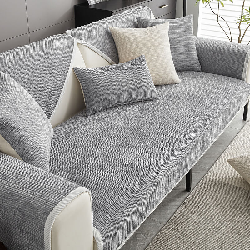 PawShield - Ribbed Pet Sofa Cover