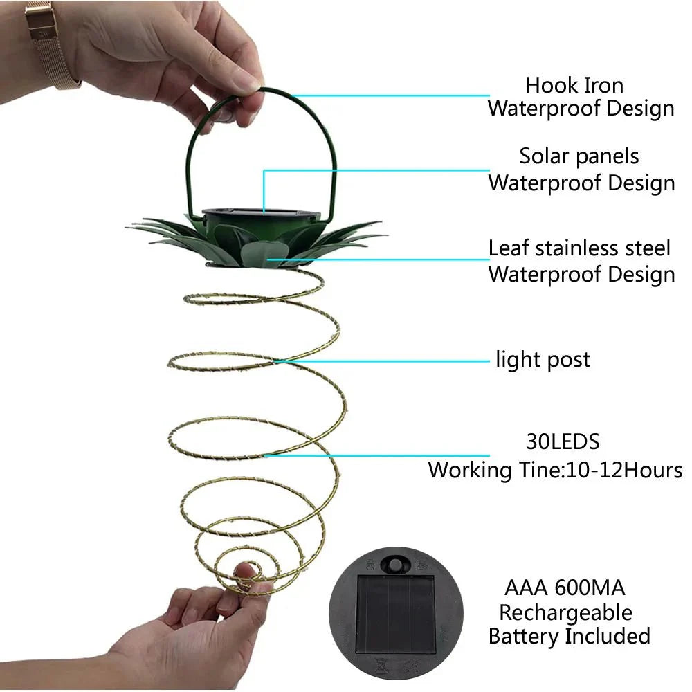 PineGlow - Hanging Solar Light