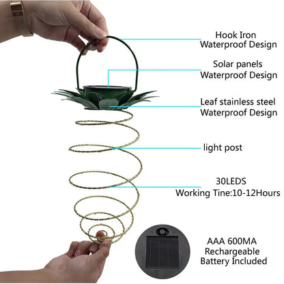 PineGlow - Hanging Solar Light