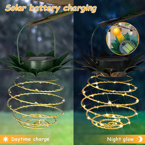 PineGlow - Hanging Solar Light