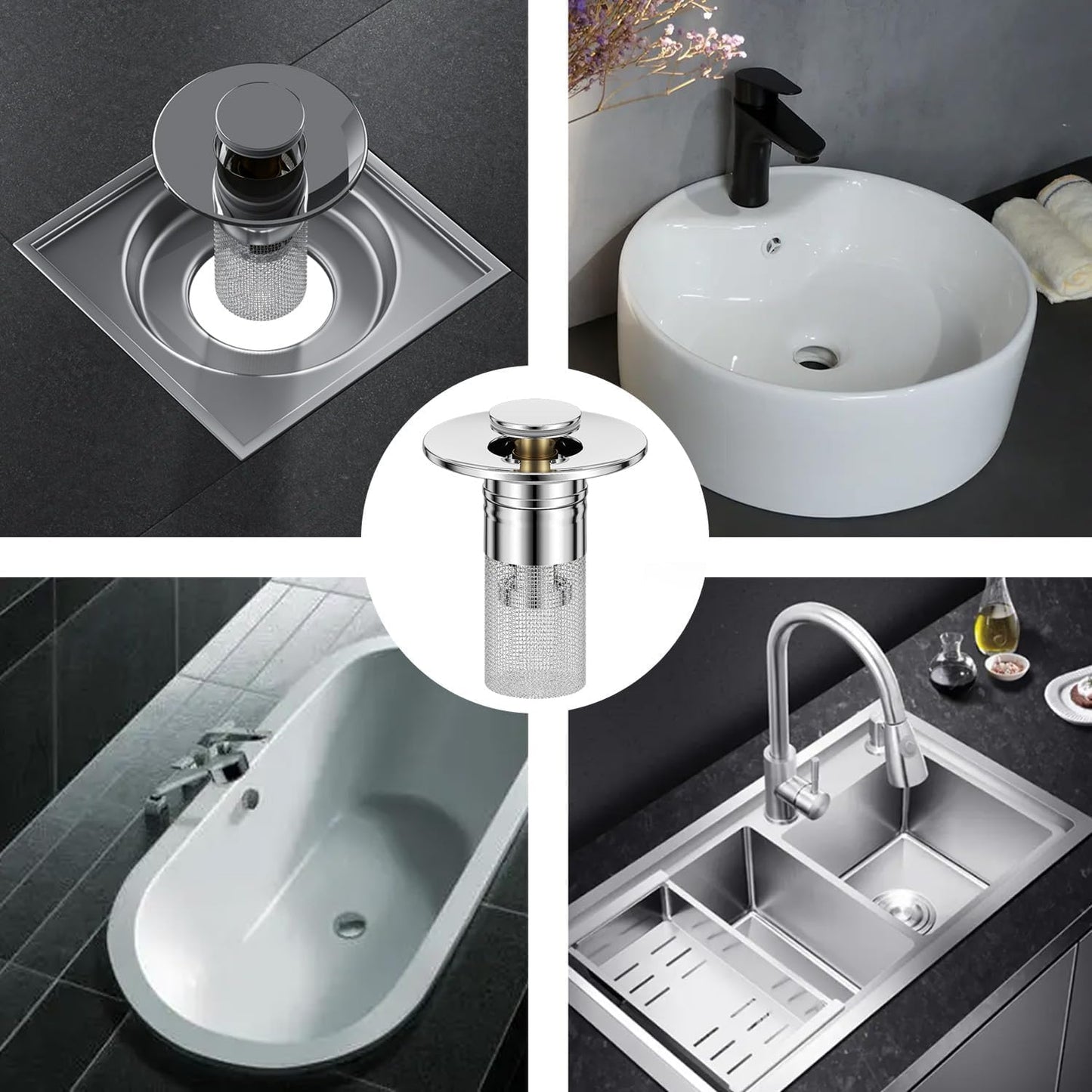 PlumbPop - Pop-Up Sink Drain Stopper