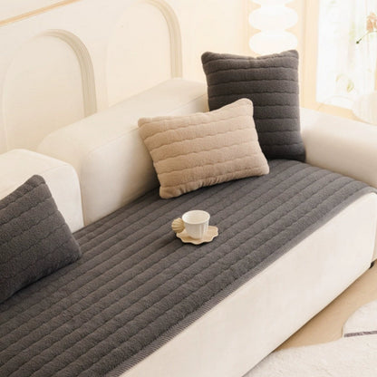 PlushGuard - Plush Textured Sofa Cover