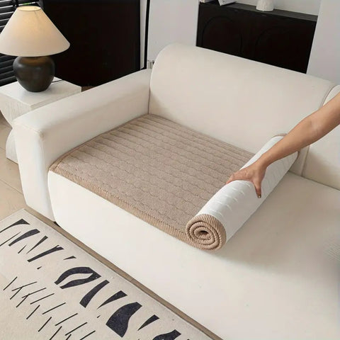 PlushGuard - Plush Textured Sofa Cover