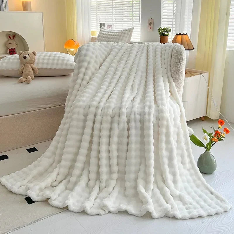 PlushNest - Textured Throw Blanket