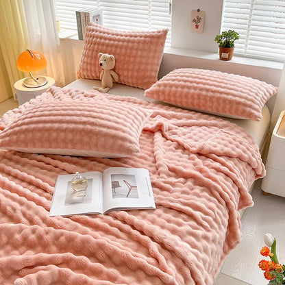 PlushNest - Textured Throw Blanket