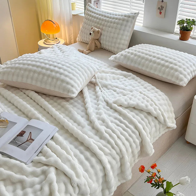 PlushNest - Textured Throw Blanket