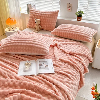 PlushNest - Textured Throw Blanket