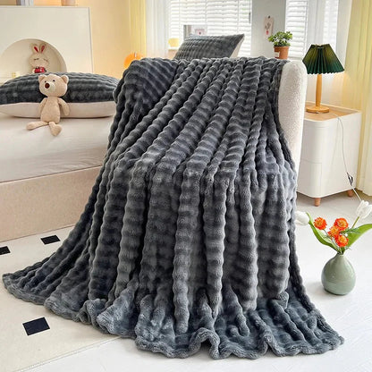 PlushNest - Textured Throw Blanket