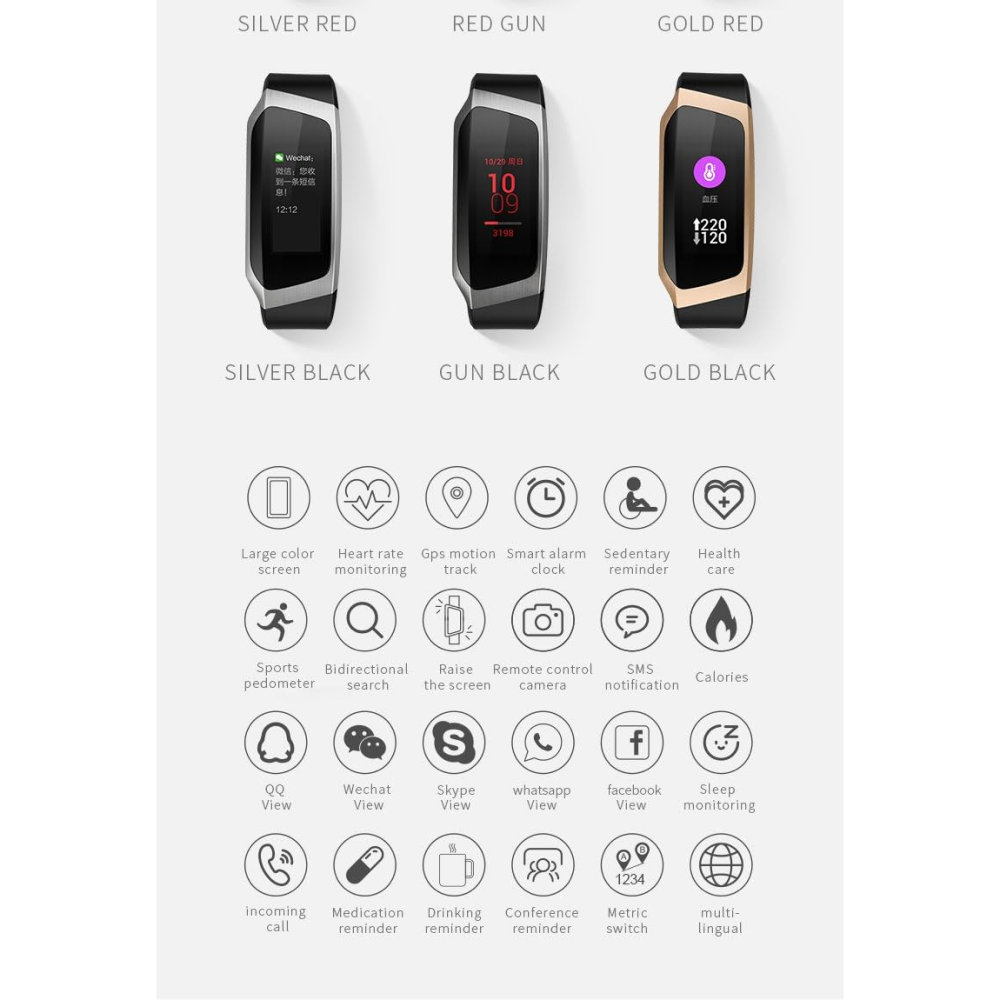 PulseCore - Faceted Display Fitness Tracker