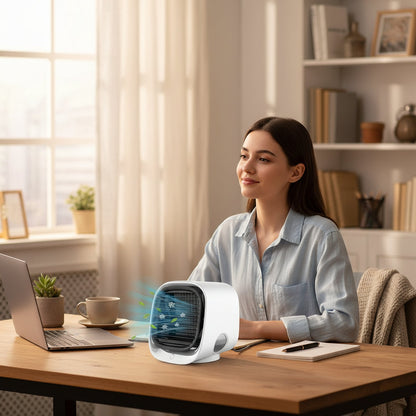 Pura Mini Fan | USB Powered, Humidifying Small Desk Fan 0