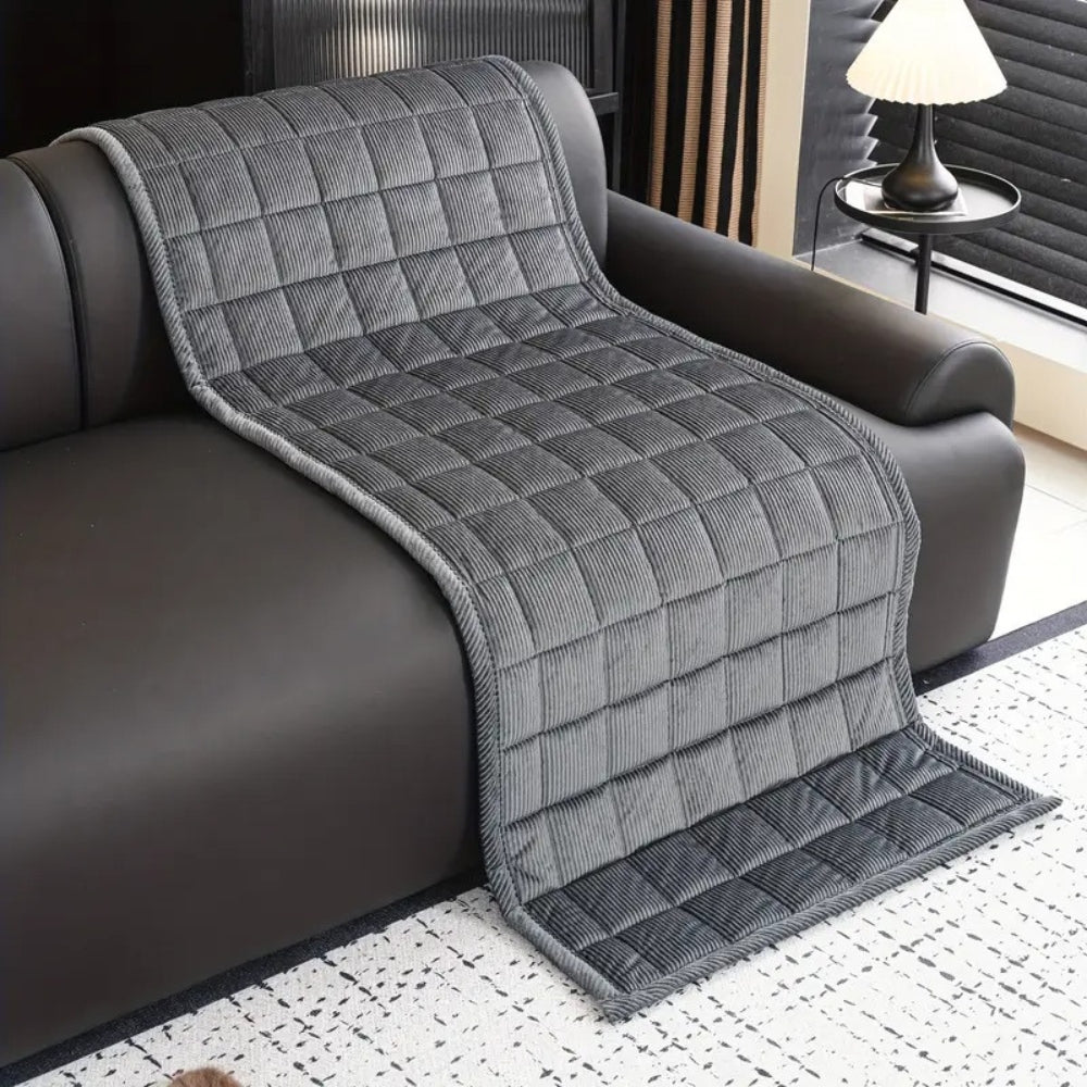Quiltura - Quilted Rectangular Couch Cover Mat