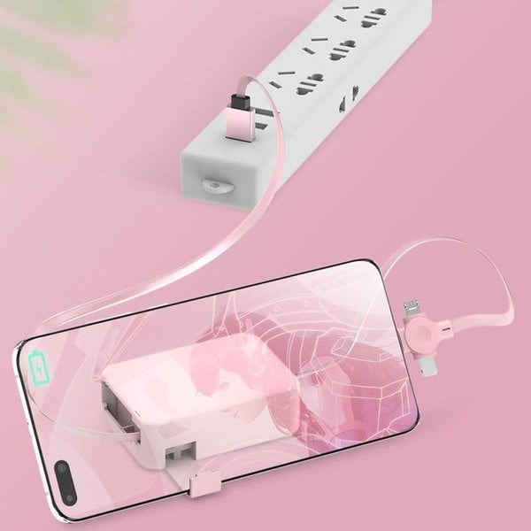 Retraxio - Retractable 3-In-1 Multi Charging Cable