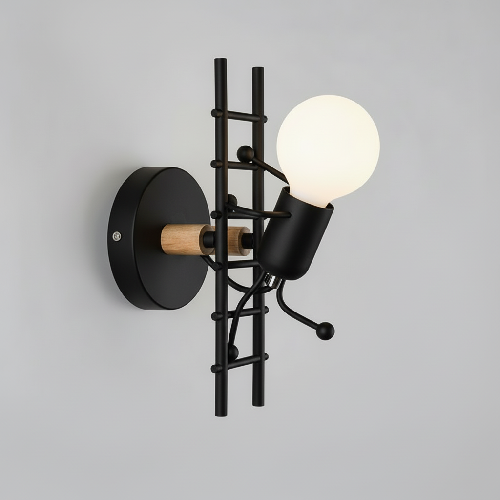 Retro Iron Art Wall Lamp | Vintage Wall Sconce Light